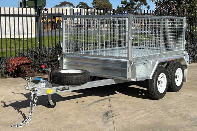 Mesh Cage Tandem Trailer